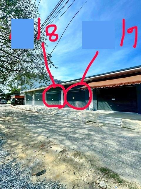 ทำเลติดถนน ใกล้ศูนย์ราชการ ม.ราชภัฏราชนครินทร์ 1.7 กม.ให้เช่าตึกแถว 1 ชั้น 35 ตร.ม. เหมาะทำร้านอาหาร ตลาดบ้านใหม่ เมืองแ 1