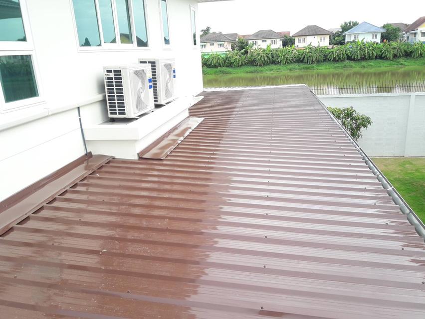 รับเหมา ต่อเติม โครงหลังคากันสาด ต่อเติมห้องครัว เทพื้นปูกระเบื้อง Line dddesign23 รูปที่ 11