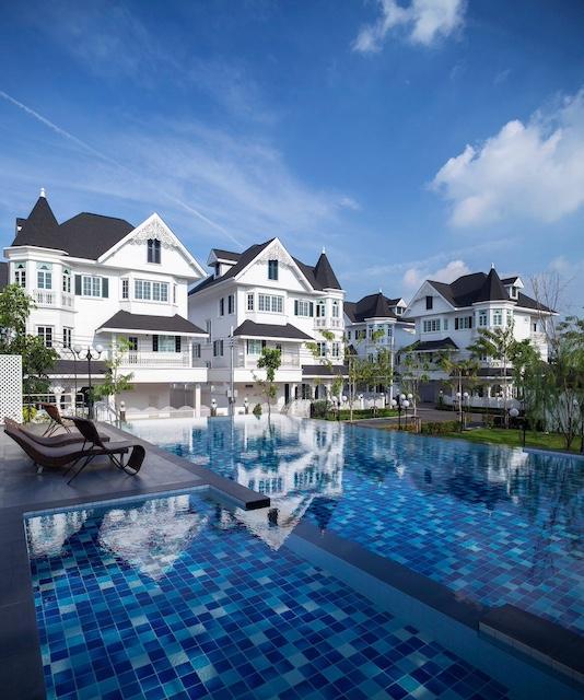 MHR204 ให้เช่าบ้านเดี่ยวหรู 3 ชั้นสไตล์ยุโรป Fantasia Villa Bangna เดินเพียง 350 เมตรถึง MRT สถานีศรีเอี่ยม 10