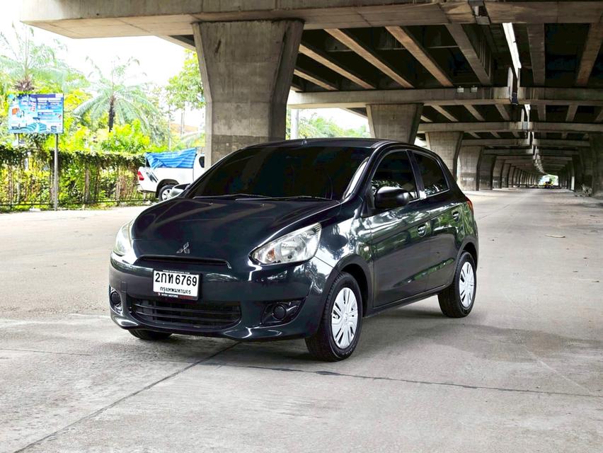 ขายรถ Mitsubishi Mirage 1.2GL ปี 2013 สีเทา เกียร์ธรรมดา 3