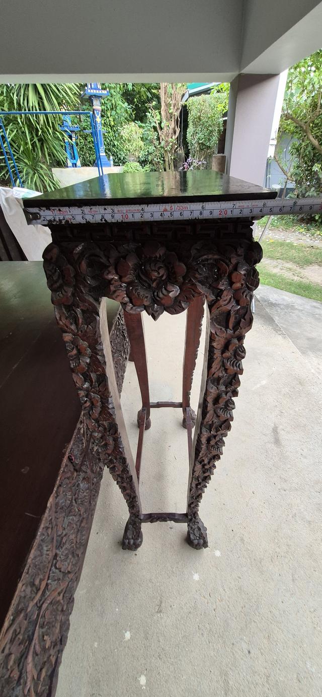 โต๊ะหมู่บูขา หมู่9 ไม้สักแกะสลัก 9