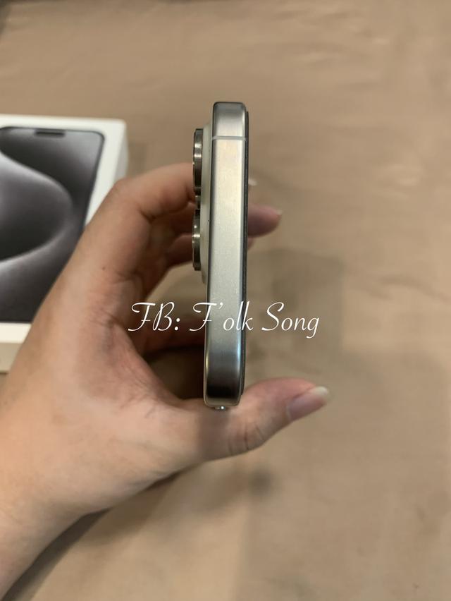 iPhone 15 Pro Max 256 GB สี White Titanium รูปที่ 5