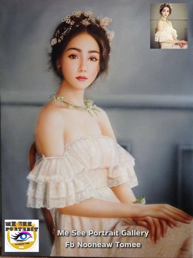 จำหน่ายและรับวาดภาพเหมือนสีน้ำมัน