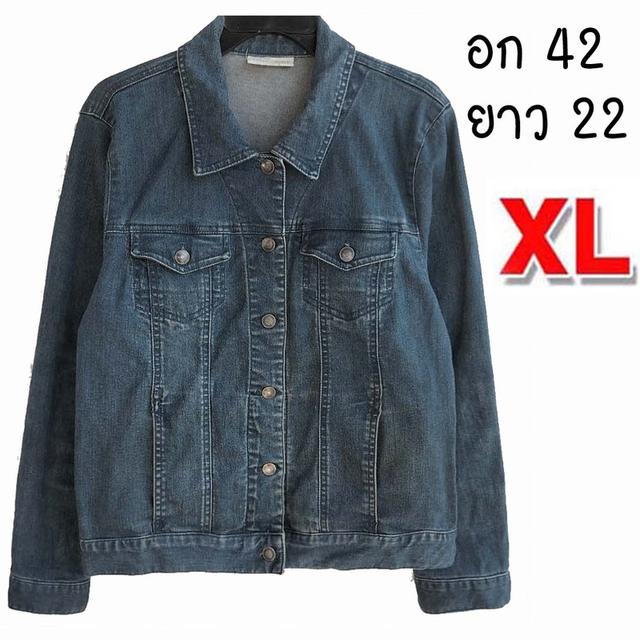 สีสวยมาก ยีนส์ยืด ไซส์ XL หายาก ช ญ ใส่ได้ มีกระเป๋าอก+ข้าง ผ้านุ่มใส่สบาย พร้อมส่ง ไม่ต้องรอ