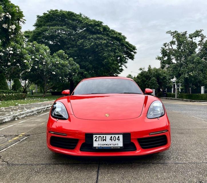 Porsche 718 Cayman สี Lava orange ปี 2016 จด 2017 