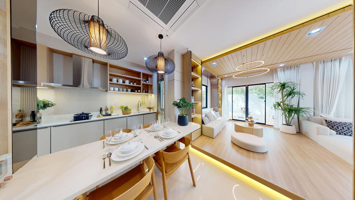 THE ONE LIFE BANGNA โครงการบ้านเดี่ยว/บ้านแฝด 2 ชั้น ถนนคู่ขนานวงแหวนกาญจนาฯ เชื่อมต่อถนน นัมเบอร์วัน - ราม2 จำนวนยูนิต บ้านเดี่ยว VANDA 45 ยูนิต, 6