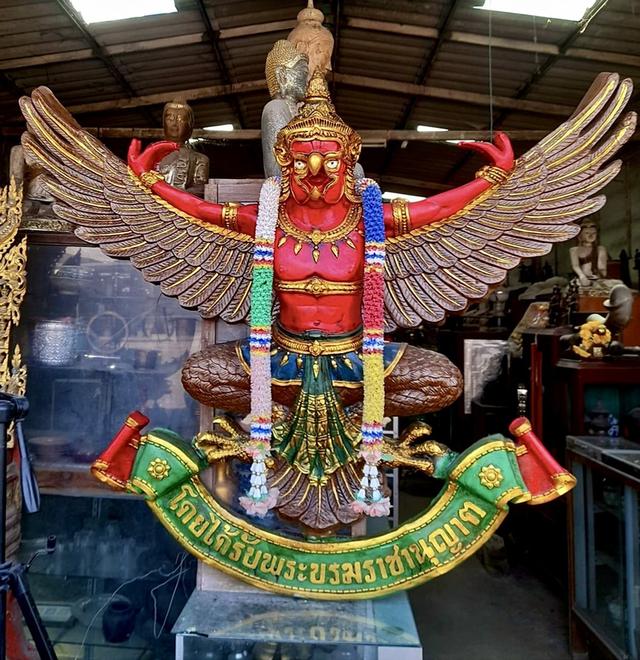 ครุฑธนาคารเก่า ครุฑองค์ใหญ่ ขนาด130ซม