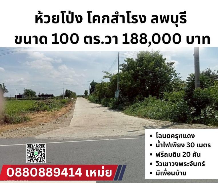 ที่ดิน ห้วยโป่ง โคกสำโรง จ. ลพบุรี 2