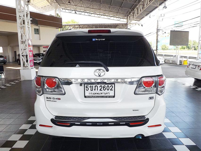 (แจ้งรหัสรถ KCY2602) TOYOTA FORTUNER 3.0 V 2WD AUTO ปี 2014 รูปที่ 8