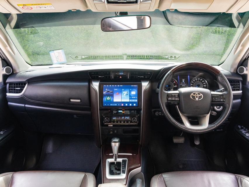 TOYOTA FORTUNER 2.8 V 2WD ปี 2016Fortuner โฉมใหม่ ตัว V ท็อปสุดขับ 2 มือเดียว สีขาวมุกแท้ สภาพสวยพร้อมใช้ รูปที่ 13