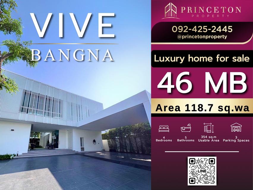 Luxury House For Sale VIVE Bangna in Modern Minimal Style 1