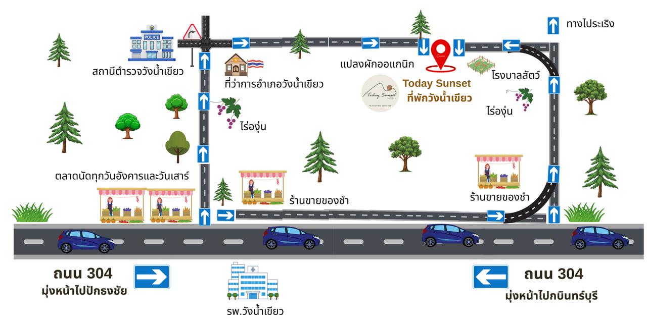ขายรีสอร์ท ด้านหลัง อำเภอ วังน้ำเขียว 2 ไร่  15 ล้าน 2