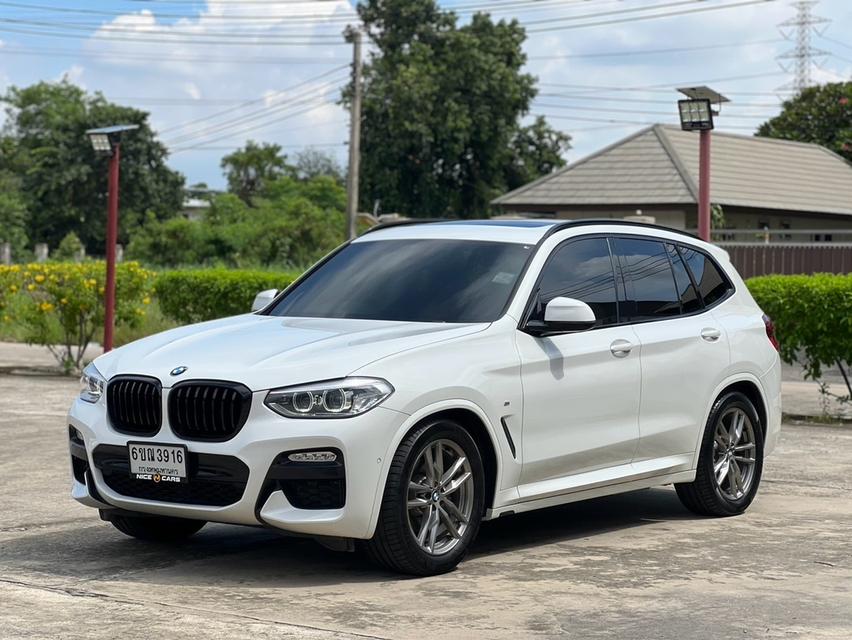 (แจ้งรหัสรถ NCT216) BMW X3 xdrive20d M Sport ขาว 2019 จด 2020 รูปย่อยที่ 3