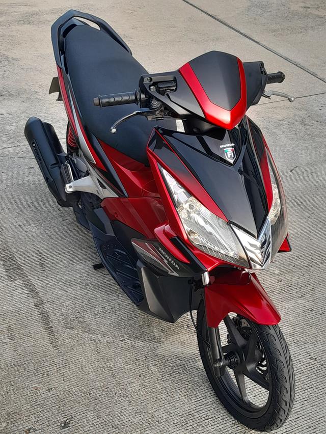 Honda Air Blade i หัวฉีด ปี2009 สีMoonlight Red-Black