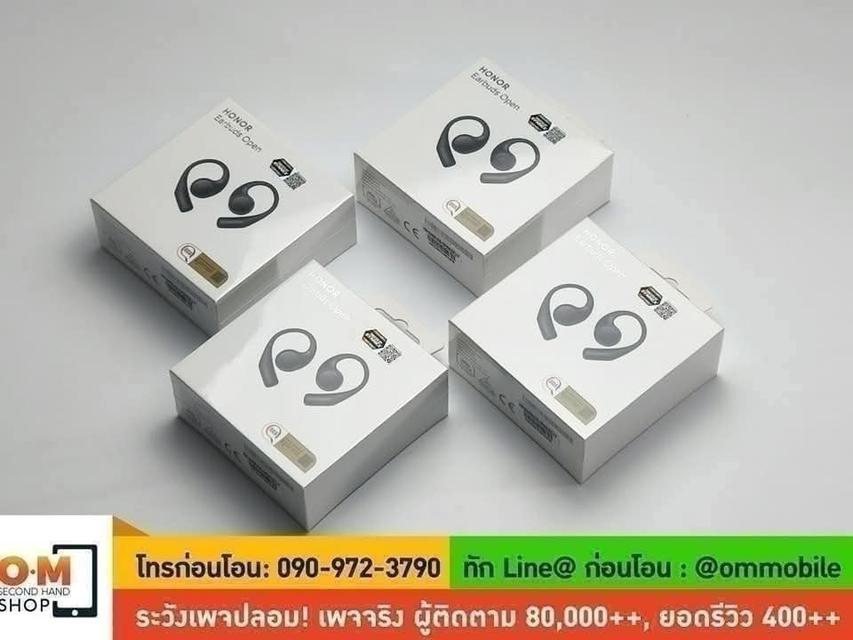 ขาย/แลก Honor Earbuds Open สี Polar Black ศูนย์ไทย ใหม่มือ1 ยังไม่แกะ เพียง 2,990 บาท  2