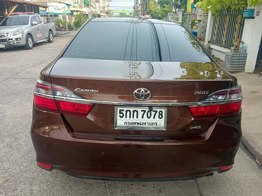 Toyota #Camry 2.0G D4S 2016 MNC เครื่อง D4S เกียร์ ออโต้ มือเดียวป้ายแดง เข้าศูนย์ทุกระยะ สีน้ำตาลรถจริงสวยกว่าในรูป✌(ไมล์166,432โล) 💸เสนอราคาเพีย รูปย่อยที่ 2