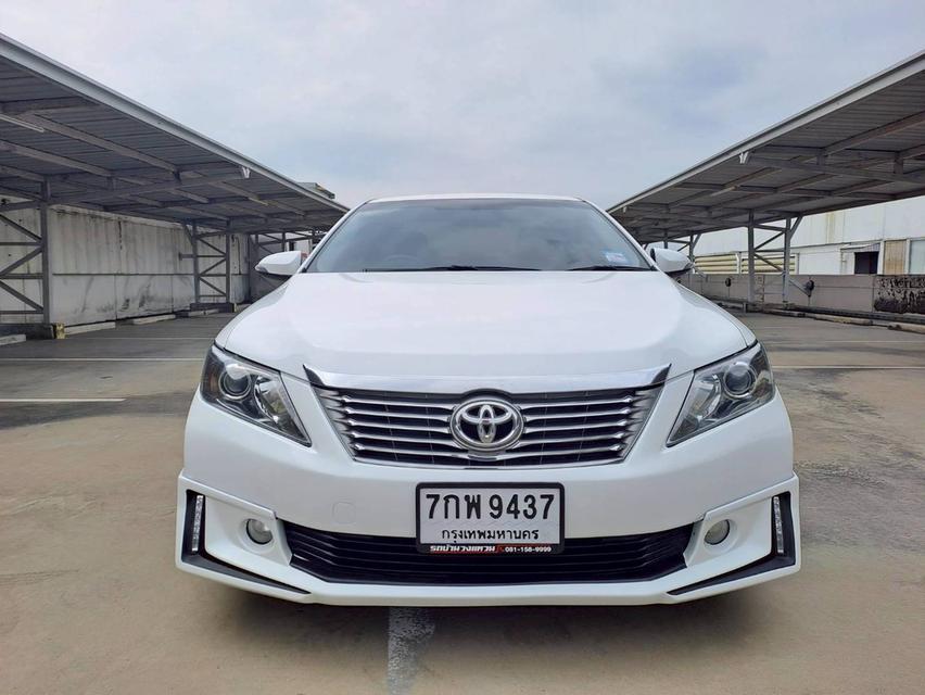 TOYOTA CAMRY 2.0 G EXTREMO ปี2014 รถประวัติดี เข้าศูนย์ตลอด ไม่เคยติดแก๊ส น้ำมันล้วนๆ สีขาว 2