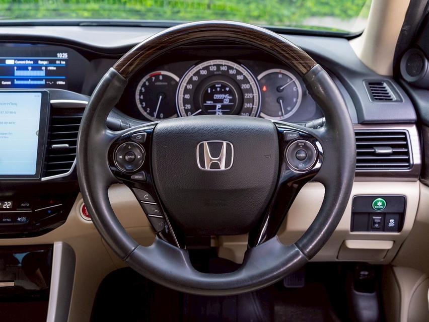 Honda Accord 2.0 EL( G9 MNC ) | ปี : 2017 เกียร์ : ออโต้ | วิ่ง : 99,xxx km. ( มือเดียว/ประวัติศูนย์) รูปที่ 9
