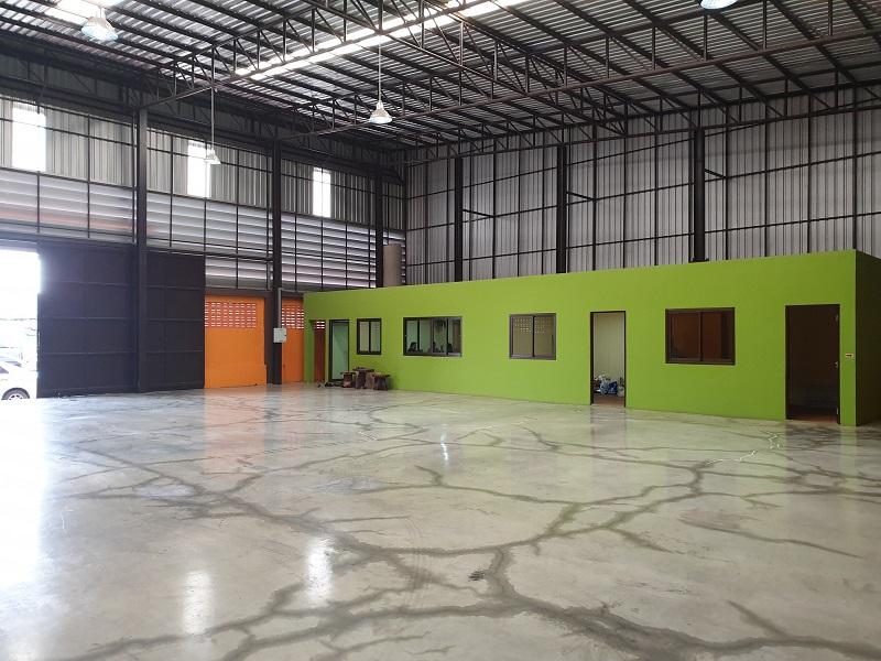 #ให้เช่าโกดังบางกระดี่ พระราม 2 กรุงเทพฯ ขนาด 430 ตรม. ออฟฟิศ ห้องประชุมหรือห้องพักพนักงาน ห้องน้ำ ไฟฟ้า 3 เฟส ค่าเช่า 45,000 บาท/เดือน 2