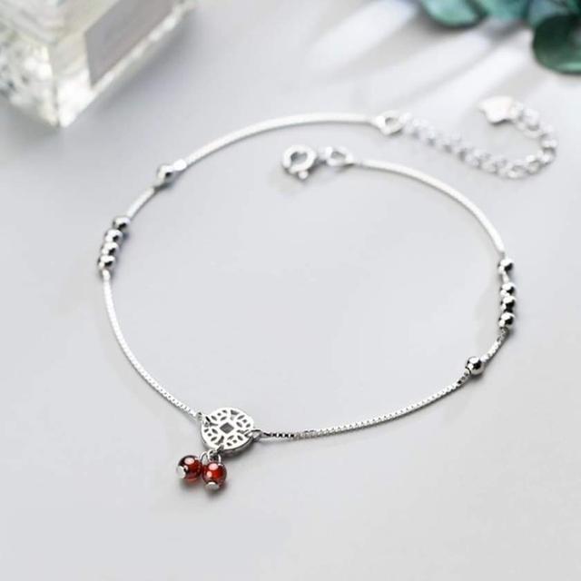 Ally anklet A-14 สร้อยข้อเท้าเงินแท้ 92.5 %  2