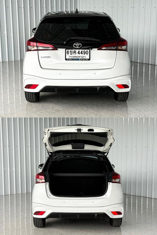 ⭐รถบ้าน วิ่งน้อย สภาพดี ไม่มีน้ำท่วม ⭐Toyota Yaris1.2 Sport Premium หลังคาดำทูโทน รูปที่ 9
