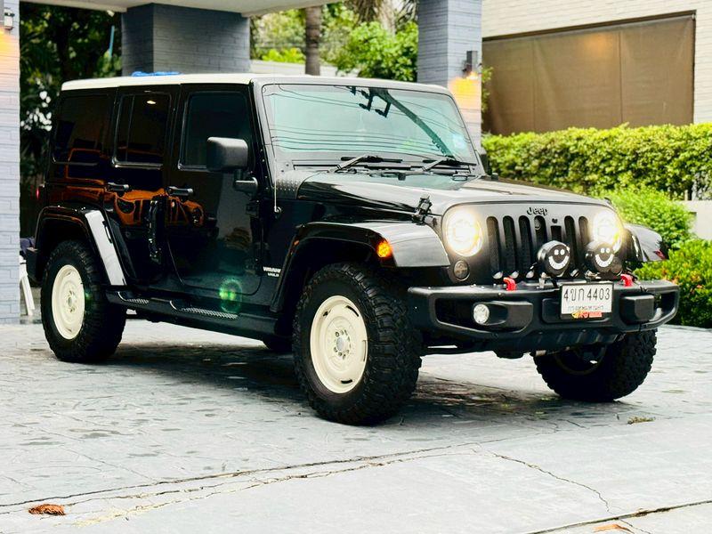 Jeep Wrangler Sahara 2.8 diesel 4wd Overland unlimited เน้นๆไมล์ 60,xxx กม. สีดำ ปี 2012 7