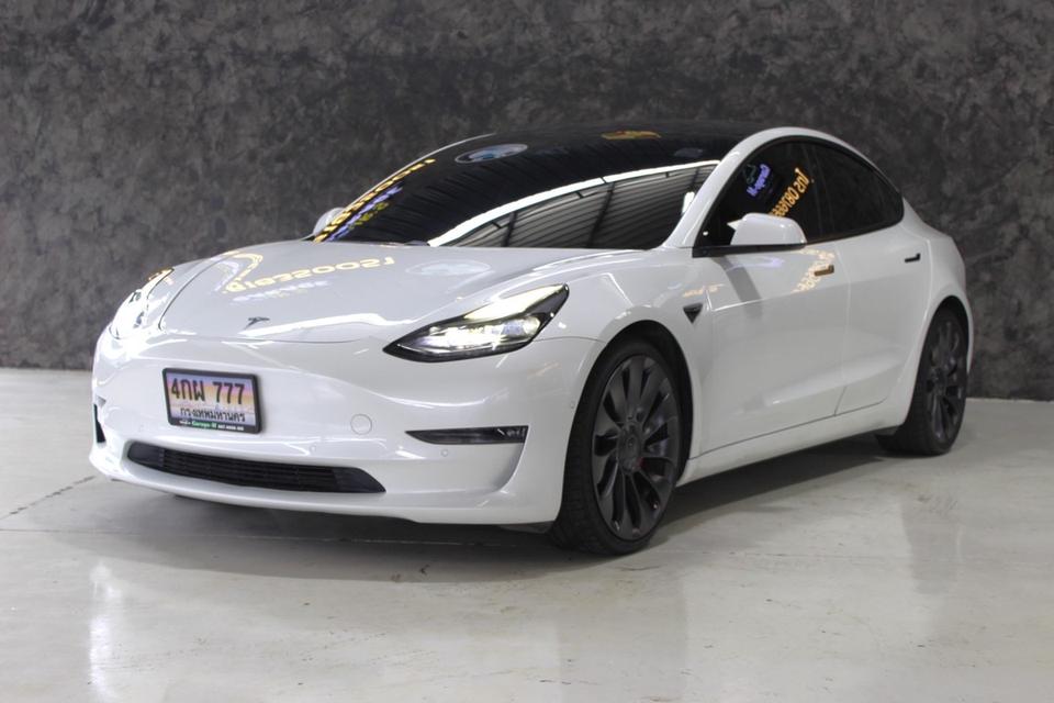 รหัสรถ JRS777 Tesla Model3 Performance  ปี 22 