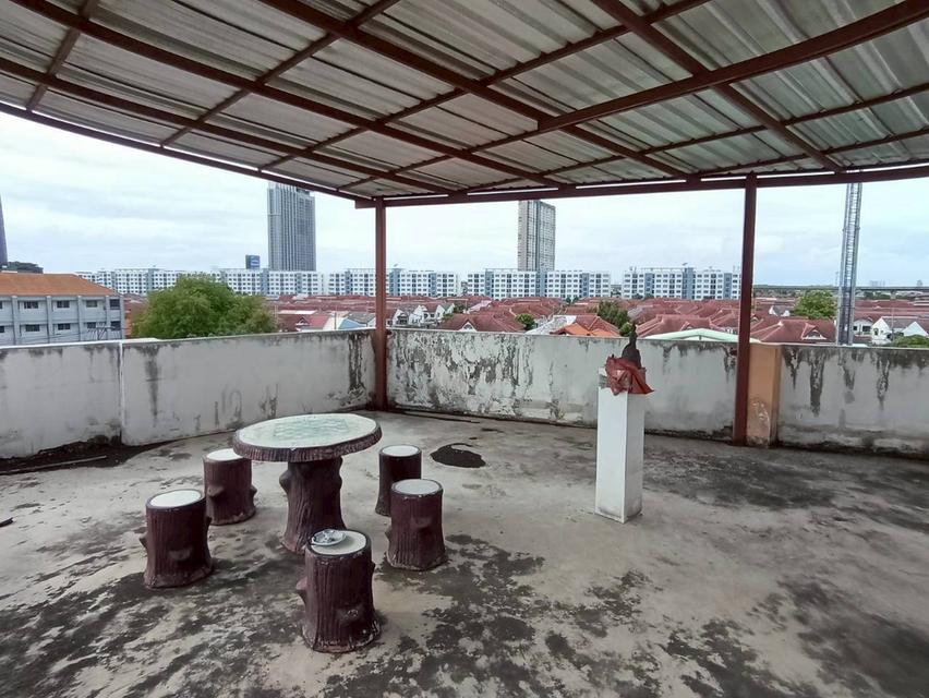 ขายตึกหัวมุม 4ชั้น พร้อมดาดฟ้า ทำเลดี ใกล้ MRT ไทรม้า ซอย 9 บางรักน้อย – รัตนาธิเบศร์ 13