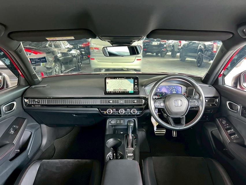 ปี 2022 HONDA CIVIC, 2.0 e:HEV RSโฉม FE ปี21-ปัจจุบัน สีแดง เกียร์ออโต้ เบนซิน/ไฟฟ้ามือเดียวป้ายแด 7