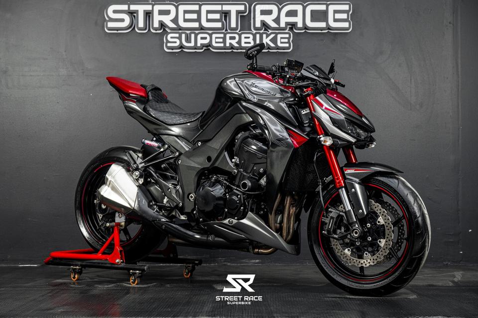 Kawasaki 🔥 z1000 ปี 2016 ดำ-แดง 🖤❤️ 🏍️ รถสวยกริ๊บ ๆ แถมท่อแต่งให้