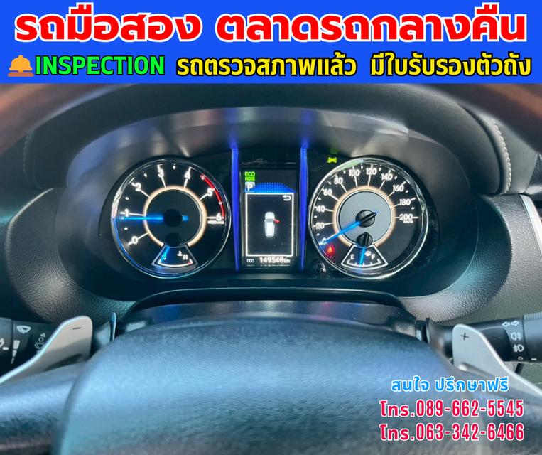 🚘ปี2019 Toyota FORTUNER 2.4 V SUV ⭐ไมล์แท้ 149,xxx กม. ⚙️เครื่องดีเซล ✨เกียร์ออโต้ 16