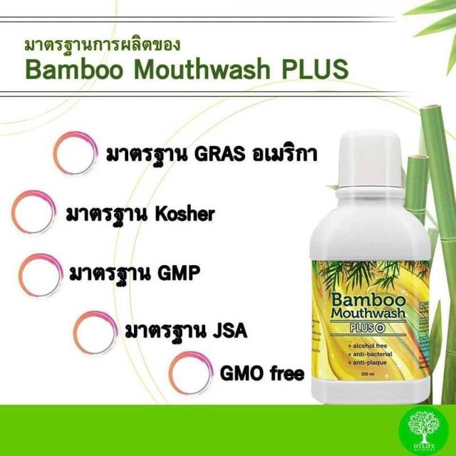 น้ำยาบ้วนปากแบมบู เม้าท์วอช (Hylife Bamboo mouthwash) 4