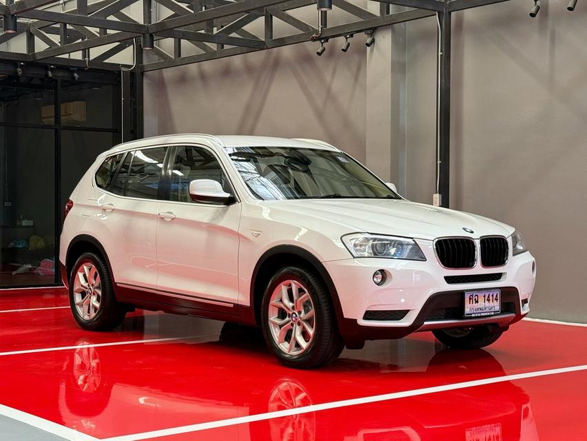 2012 BMW X3 20D XDRIVE  รถมือเดียวออกป้ายแดง รถวิ่งน้อย  รถไม่เคยมีอุบัติเหตุครับ
