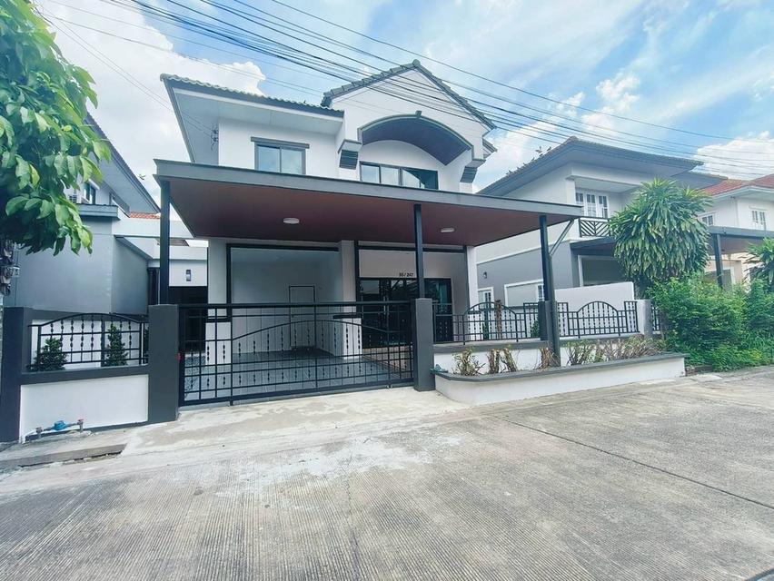บ้านมือสอง บ้านแฝดหมู่บ้านบุรีรมย์ เลียบคลองสอง 2