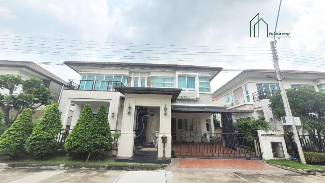 ขายด่วนบ้านเดี่ยว บางกอก บูเลอวาร์ด เทพารักษ์-วงแหวน หน้าบ้านไม่ชนใคร