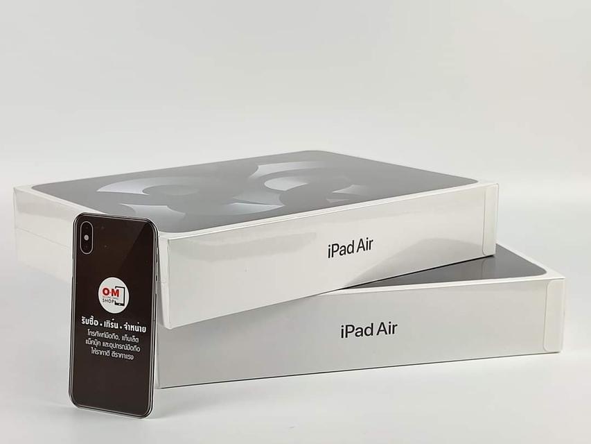 ขาย/แลก iPad Air5 64GB (Wifi) สี Gray ศูนย์ไทย ใหม่มือ1 ยังไม่ได้เเกะซีลประกันศูนย์เต็มปี เพียง 18,990 บาท  3