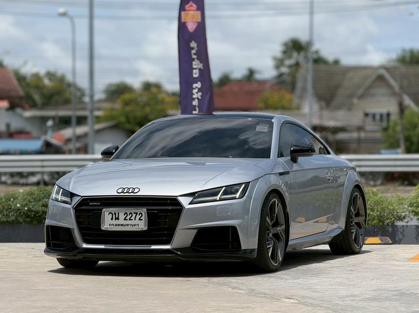 AUDI TT, 2.0 COUPE 45 TFSI QUATTRO S LINE โฉม ปี16-ปัจจุบัน (ราคาพร้อมป้ายทะเบียน) ปี2017 เครื่องยนต์เบนซิน4 สูบ 1,984 ซีซี. 230 แรงม้า ร