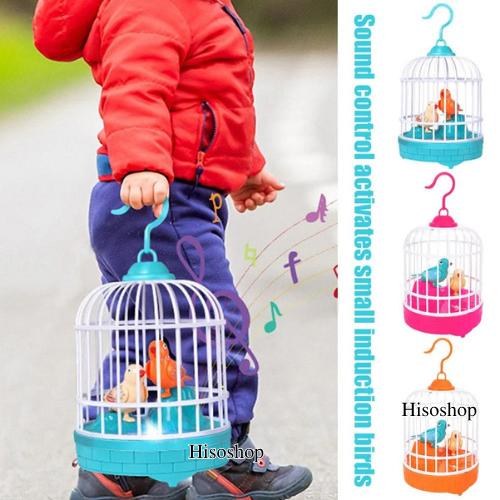 Mini Birdcage Acoustic Toy ของเล่นกรงนกแก้วสุดน่ารัก มาพร้อมระบบตอบสนองเสียงอัตโนมัติ และแสงไฟหลากสี ช่วยเสริมพัฒนาการด้านการฟังและจินตนาการของเด็ก 6