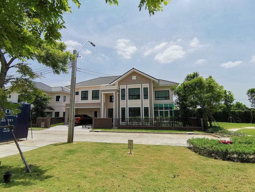 บ้านหรูแปลงมุมสวนส่วนตัว ให้เช่ารามอินทรา เลขมงคล 999 ทิศใต้ 4 นอน 5 น้่ำ 85,000 เท่านั้น (รับต่างชาติ)  ลัดดารมย์ วงแหวนรามอินทรา 1