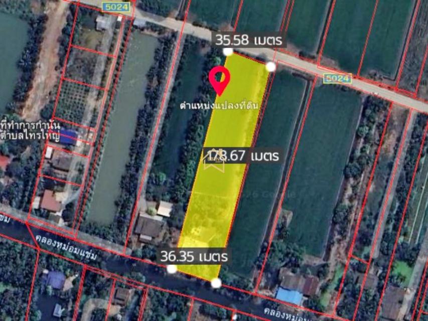 ขาย ที่ดิน 4 ไร่ 1 งาน 59.6 ตารางวา อ.ไทรน้อย จ.นนทบุรี 6