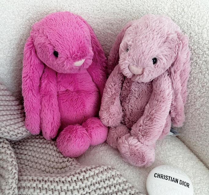 ขายตุ๊กตากระต่าย Jellycat สีชมพูสองตัว 2