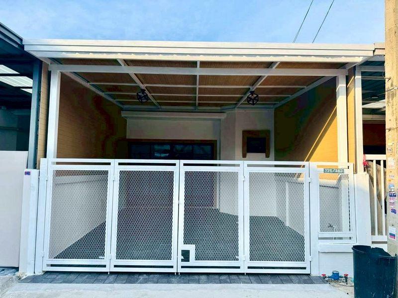 ✨✨หมู่บ้านพิมลราช1 บางบัวทอง ✨✨ทาวน์เฮาส์ชั้นเดียว  ตกแต่งใหม่พร้อมอยู่ ถนนบ้านกล้วย 1