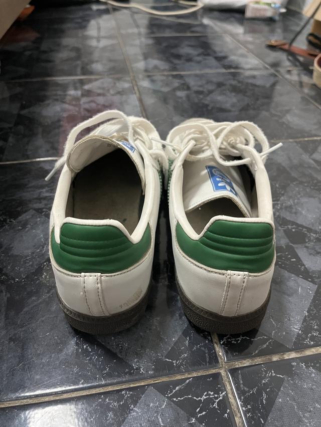 Adidas samba og white green   3