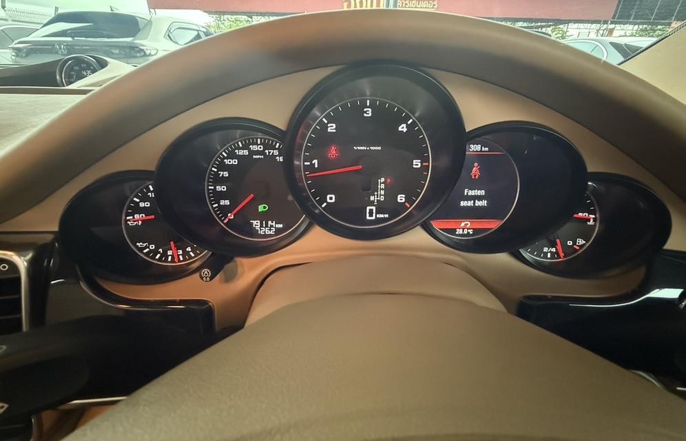 Porsche Panamera diesel 2013 สีขาว ภายในสีครีม รูปที่ 13