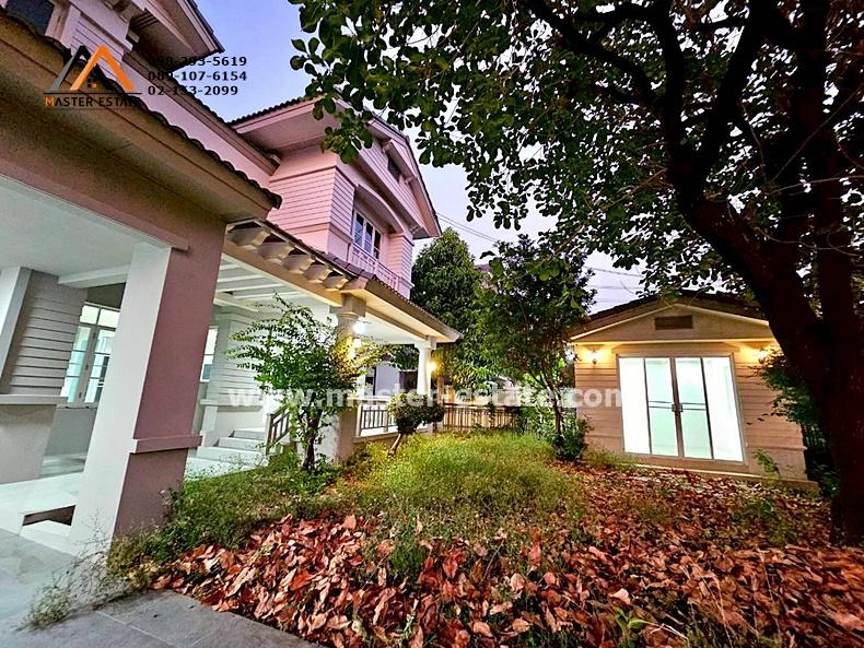 ม.มัณฑนา วัชรพล-รามอินทรา 1 บ้านเดี่ยวพร้อมเรือนรับรอง เนื้อที่ 106 ตร.ว. Renovate พร้อมอยู่ เงียบสงบ ร่มรื่น กว้างขวาง คุณภาพ Land+House ทำเลดีมาก 2
