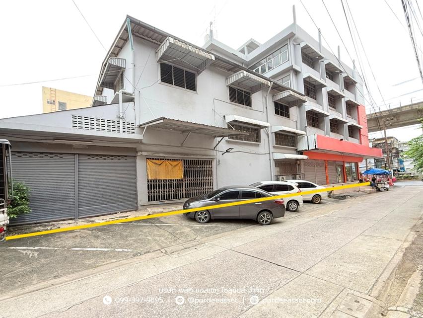 ขาย!! อาคารพาณิชย์ 4.5 ชั้น ติดถนนเพชรเกษม ปากซอยเพชรเกษม66 (หลังมุม ขนาด 101 ตร.ว.) ถ.เพชรเกษม บางแค กทม. ใกล้ MRT สถานีบางแค เพียง 50 เมตร  3