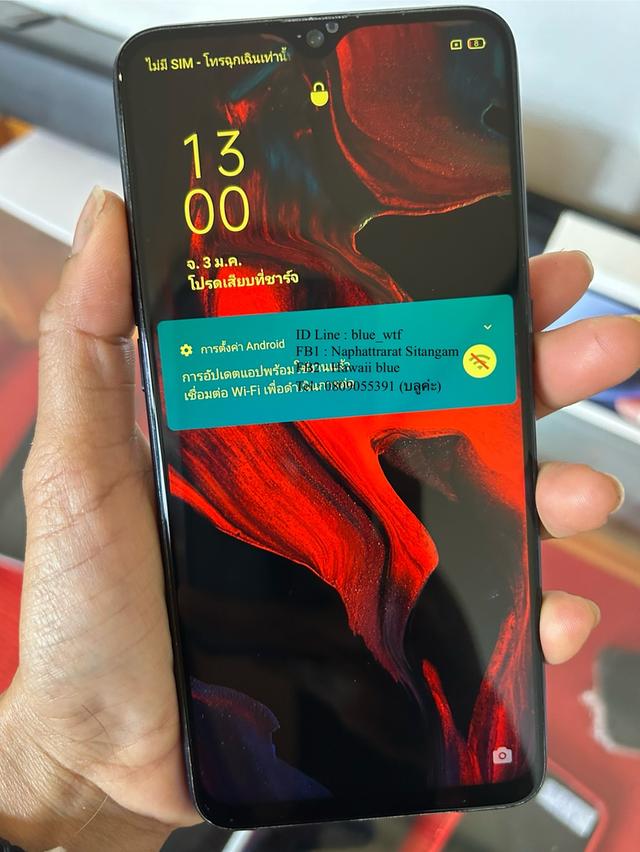 OPPO F9 จอ6.3นิ้ว 4G 2ซิม Rom64 Ram6 กล้องคู่ ใช้งานปกติ ได้ทุกซิม