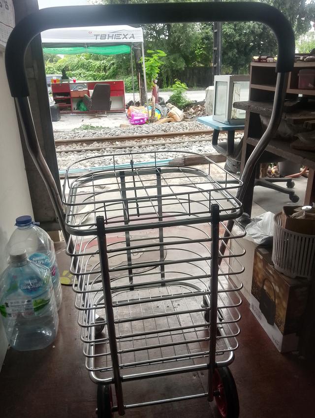 รถเข็นสแตนเลสพับเก็บได้ 9