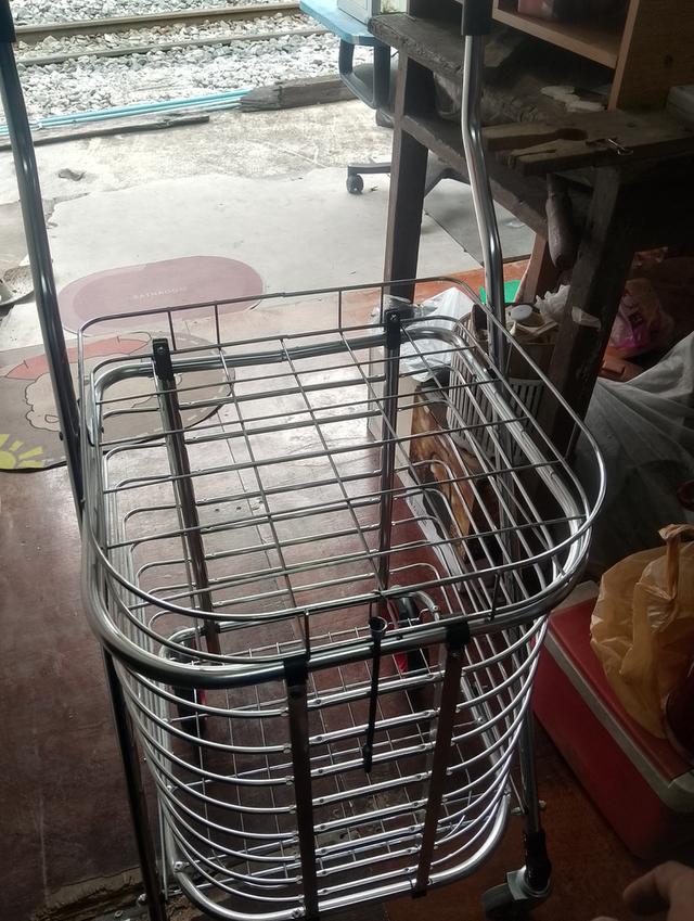 รถเข็นสแตนเลสพับเก็บได้