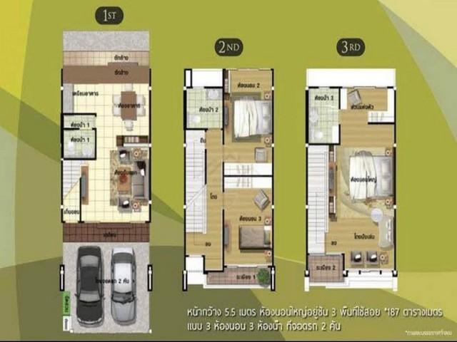 ให้เช่าทาวน์โฮม โครงการ ภณาสิริ เรสซิเดนซ์ เกษตร-นวมินทร์ Panasiri Residences Kaset – Nawamin ซอยประเสริฐมนูกิจ29 (ซอยมัยลาภ)  12